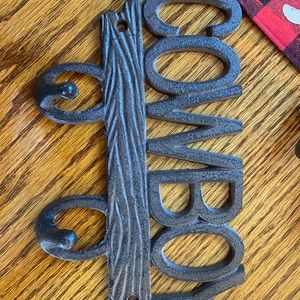 Cowboys Cast Iron Wall Decor